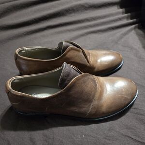 Women's Brown Leather Loafers